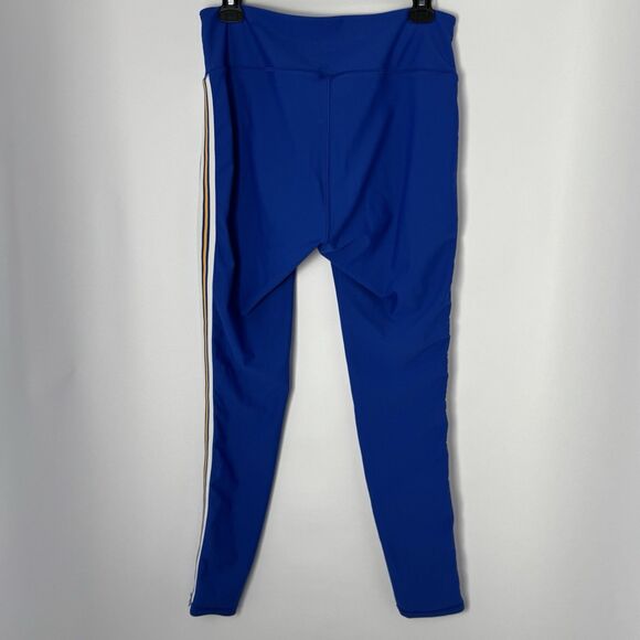 Pitt Panthers Wear By Erin Andrews Blue Leggings Large NCAA Striped Side Logo - Picture 4 of 10